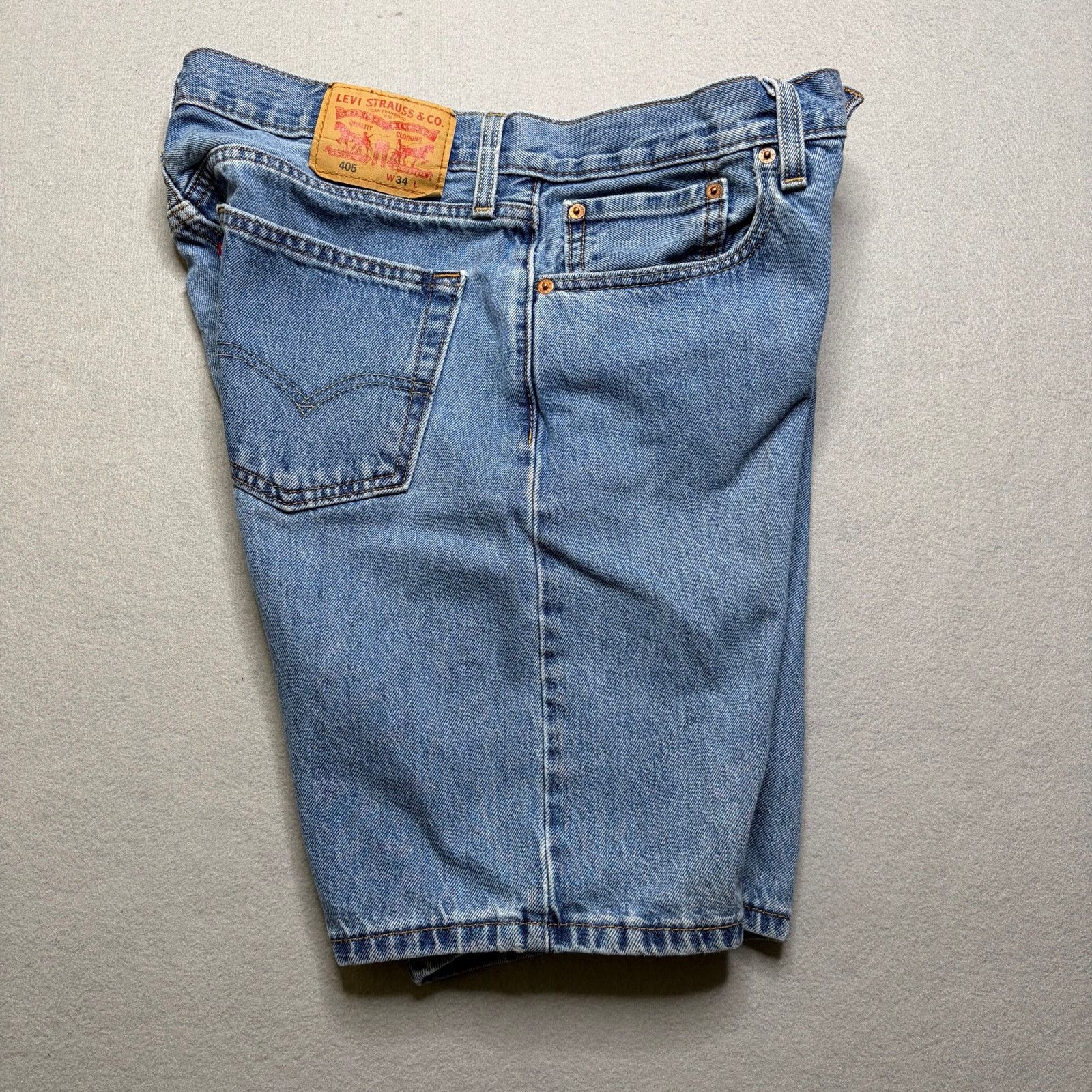Levi's Levi’s 405 Denim Shorts Men’s W34 Regular Fit Jean Shorts Size US 34 / EU 50 - 8 Thumbnail
