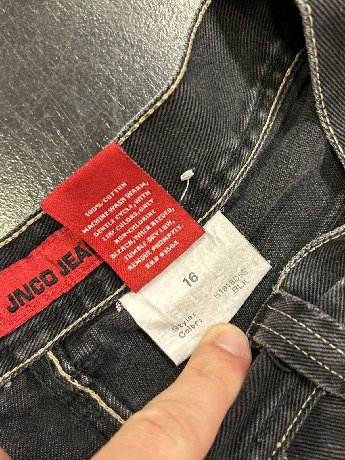 JINUMO JNCO Flaming Tiger Baggy denim Size US 29 - 4 Thumbnail