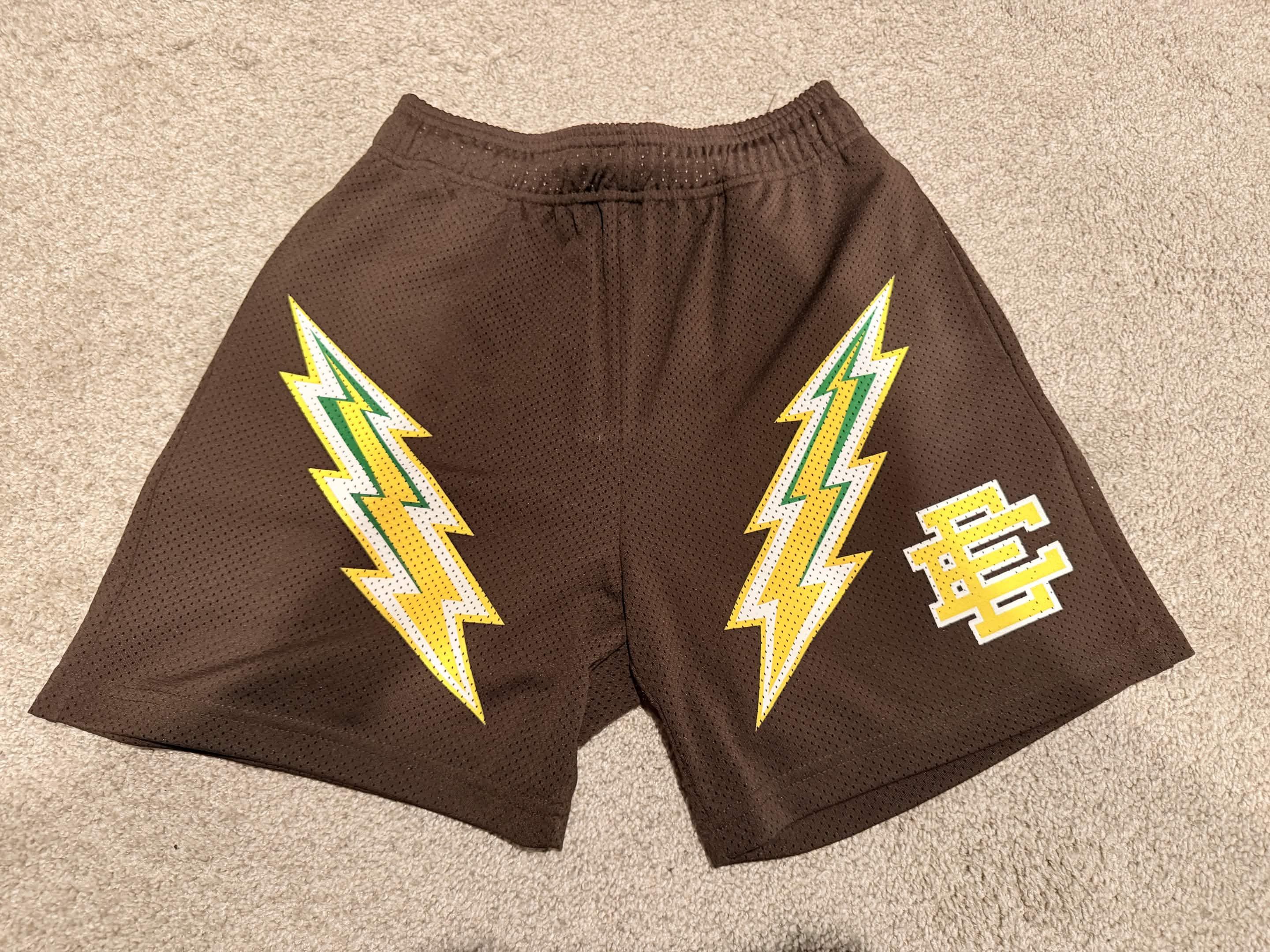 Eric Emanuel Eric Emanuel Basic Shorts Brown Pink XL | Grailed