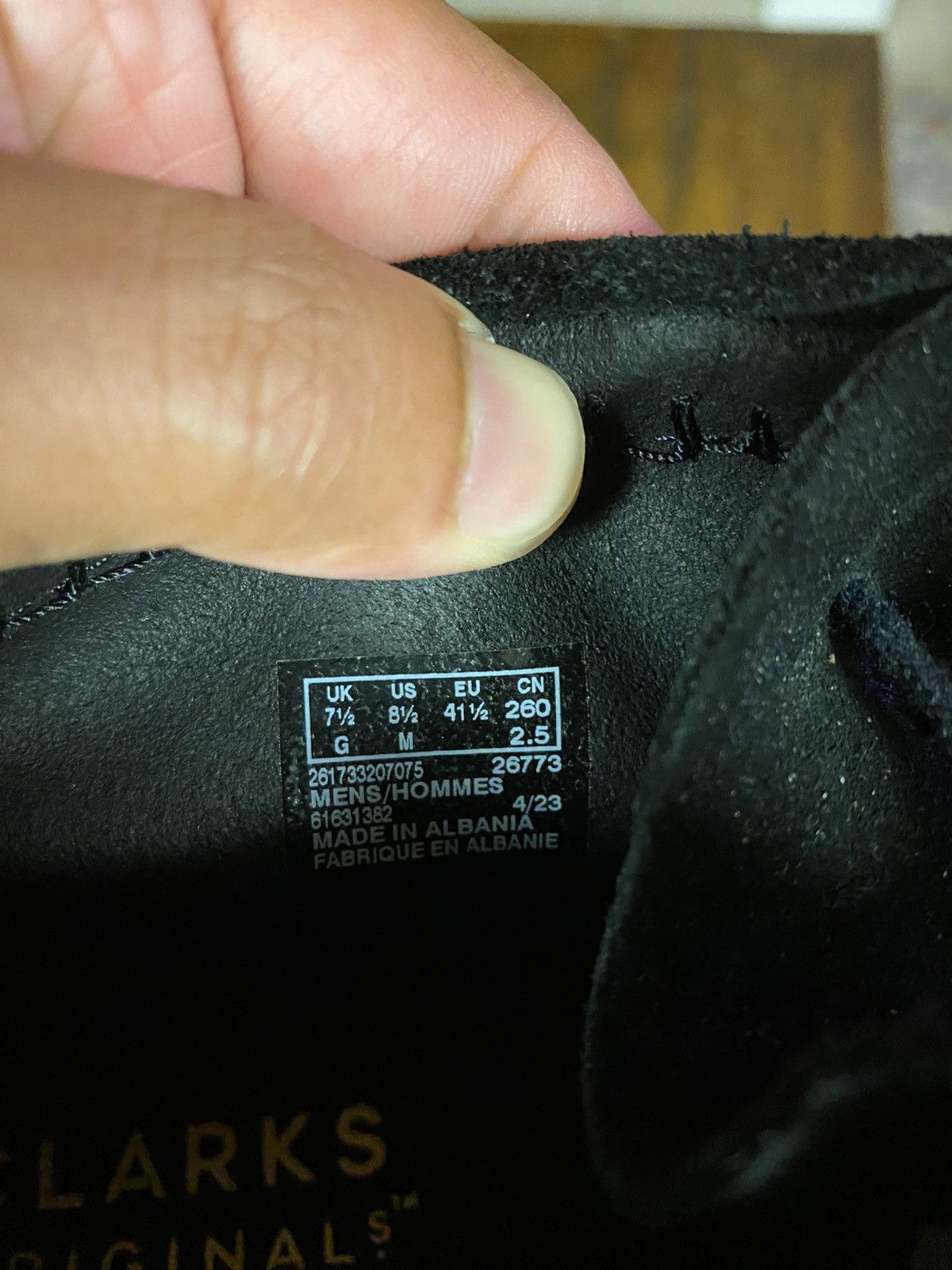 Clarks Clarks Wallabee Eden “Black” Size US 8.5 / EU 41-42 - 6 Thumbnail