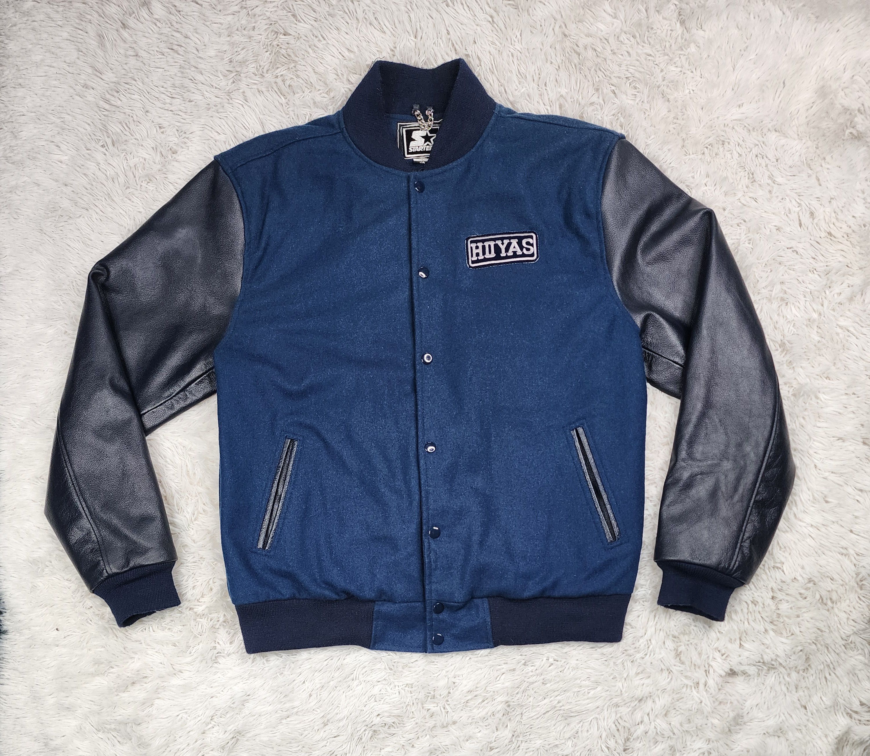 Starter Vintage Starter Georgetown hoyas vasity jacket Size US L / EU 52-54 / 3 - 5 Thumbnail