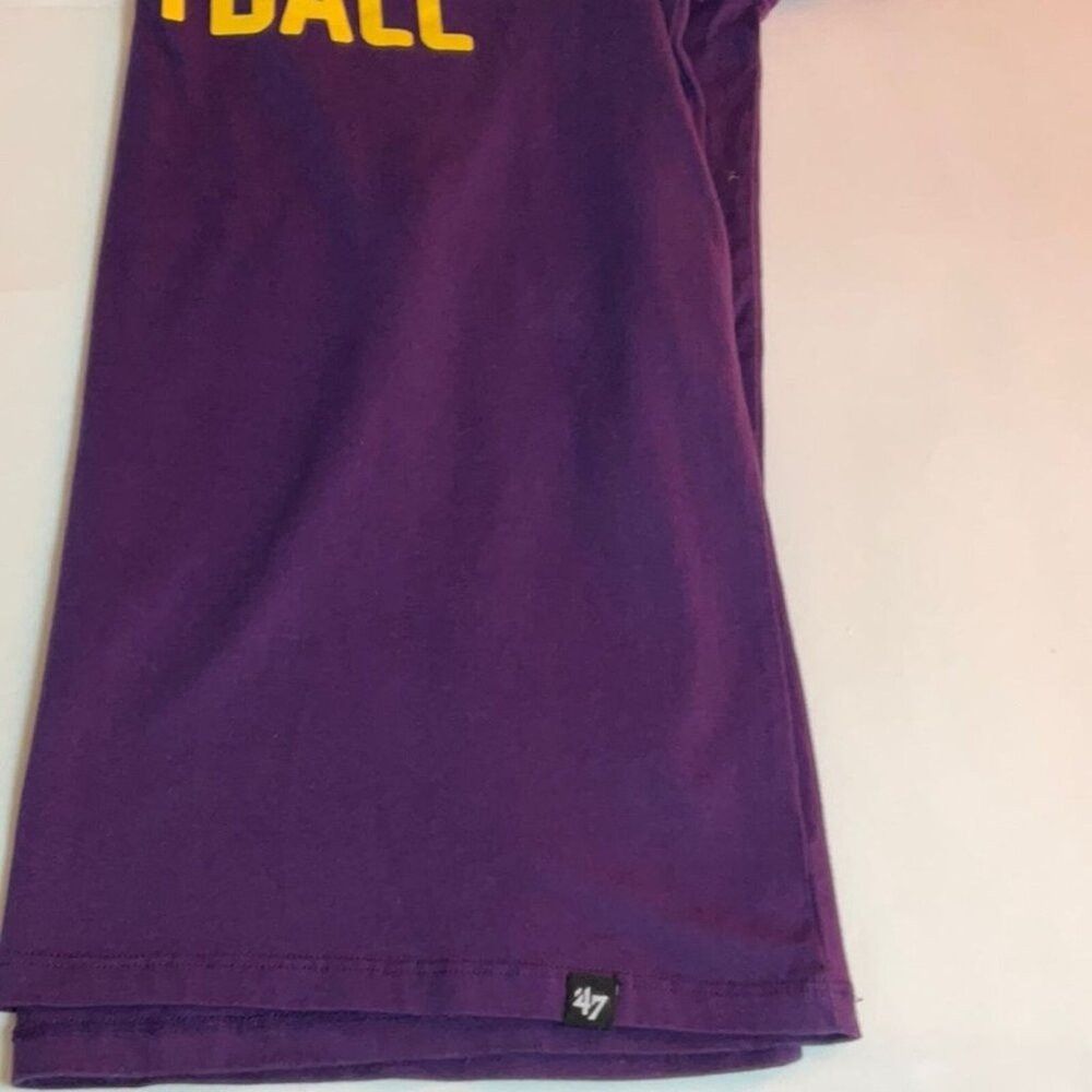 47 ‘47 LAKERS BASKETBALL Short Sleeve T-Shirt Crew Neck Purple Size US L / EU 52-54 / 3 - 6 Thumbnail