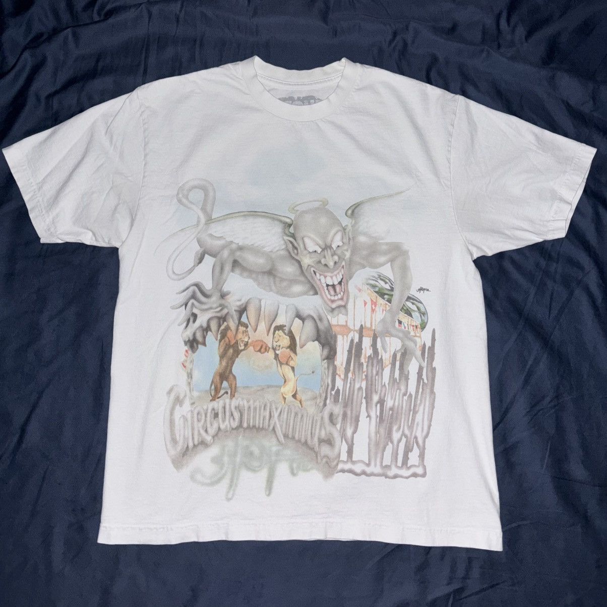 Travis Scott Travis Scott Utopia Circus Maximus 2023 Europe Tour Tee Size US L / EU 52-54 / 3 - 1 Thumbnail