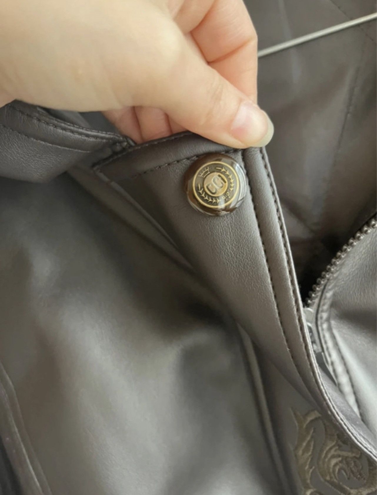 Other Vintage leather jacket real fur XL Size XL / US 12-14 / IT 48-50 - 3 Thumbnail
