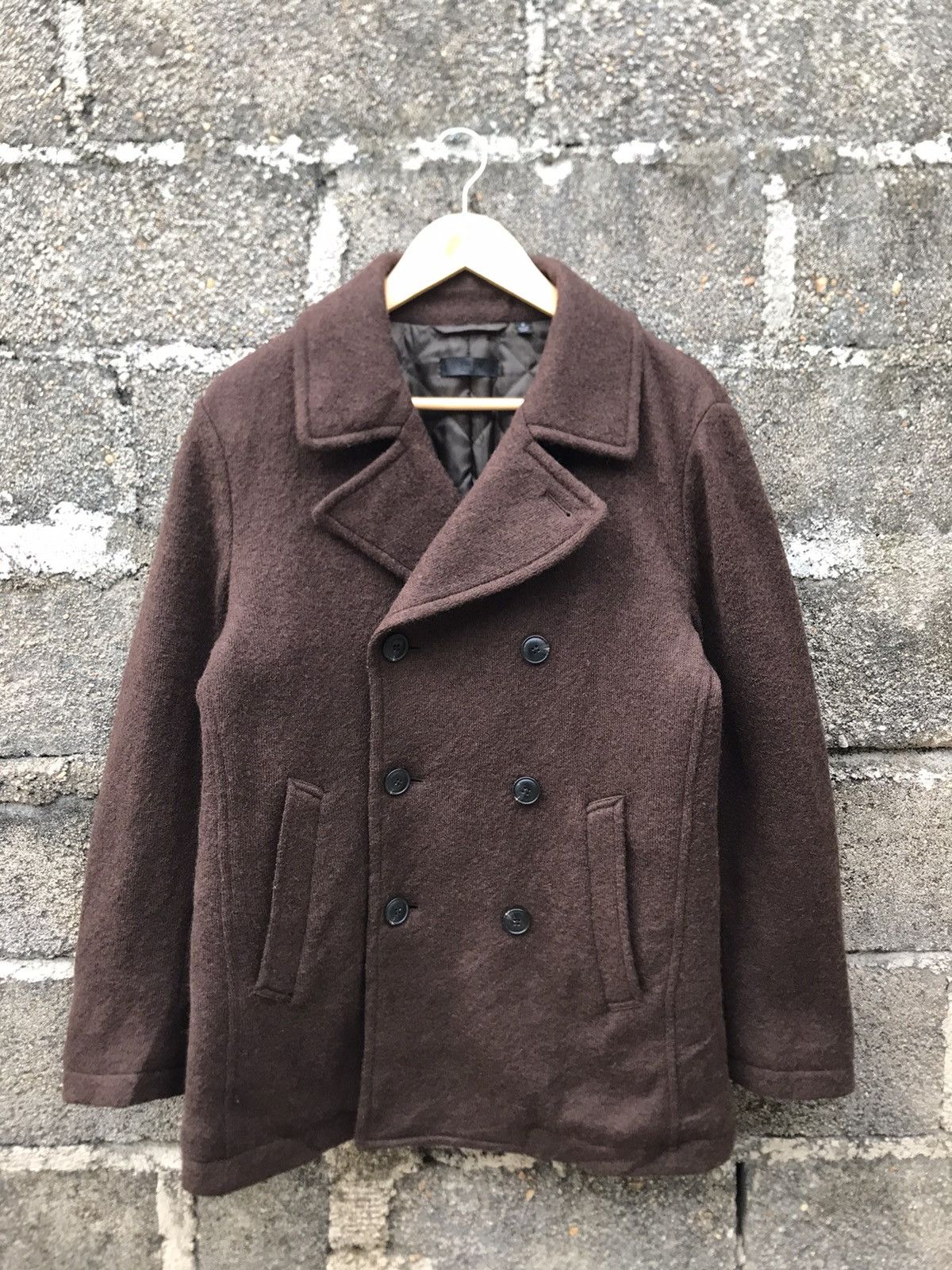 🌟Uniqlo Wool Double Breasted Peacoat