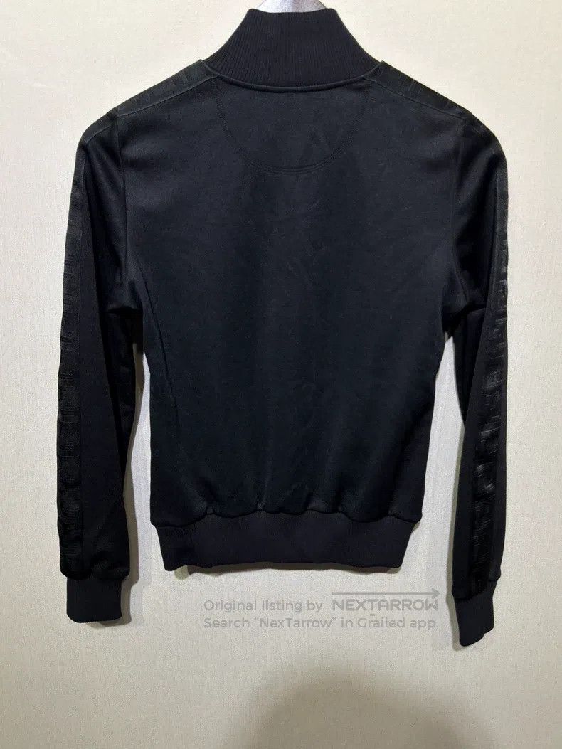 Fendi Fendi Black Side Stripe Embossed Logo Zip-Up Jacket Size XS / US 0-2 / IT 36-38 - 2 Thumbnail