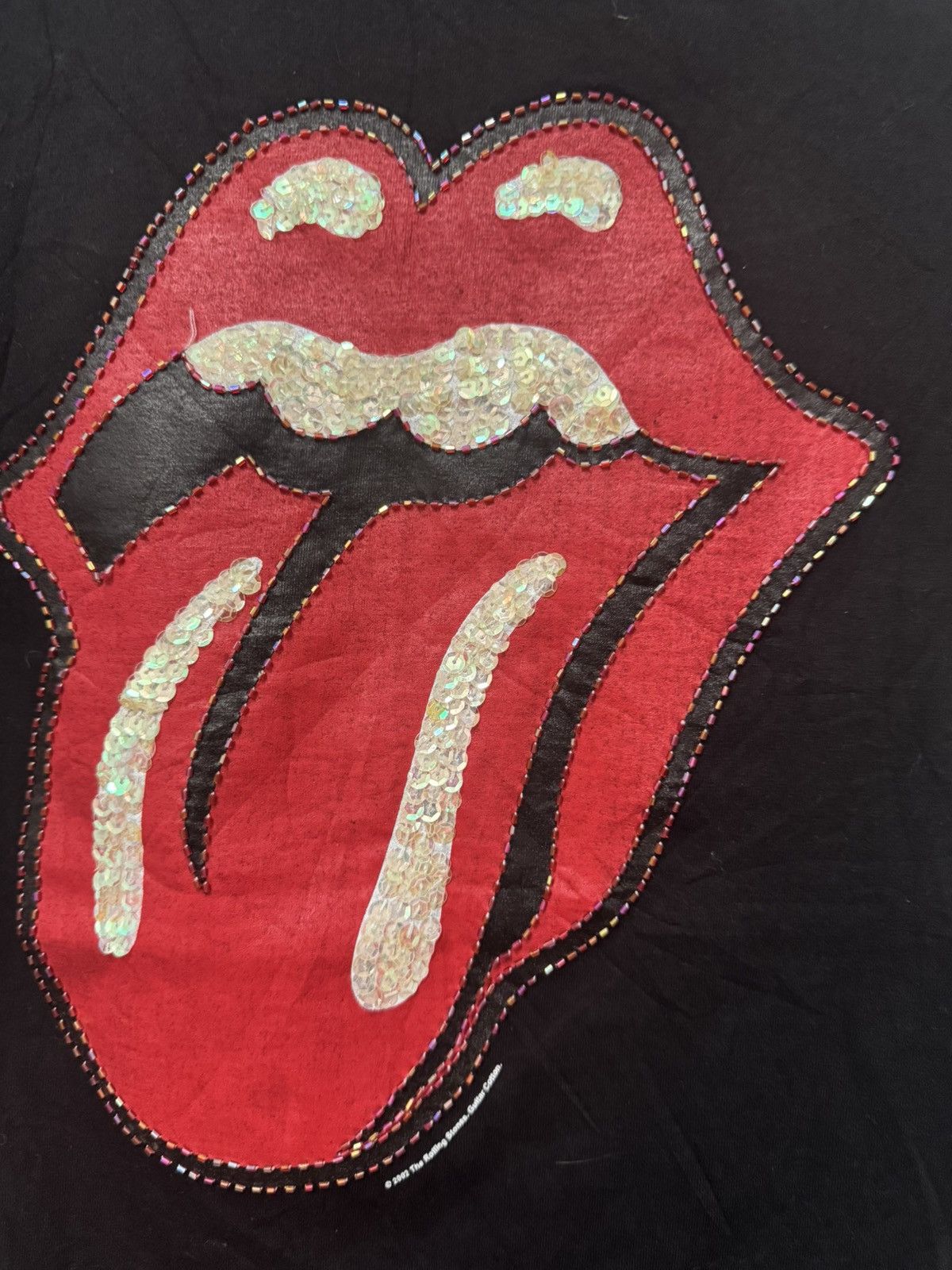 Vintage Vintagd Bootleg Rolling Stone Rock Band Made In England Tee Size US M / EU 48-50 / 2 - 2 Thumbnail