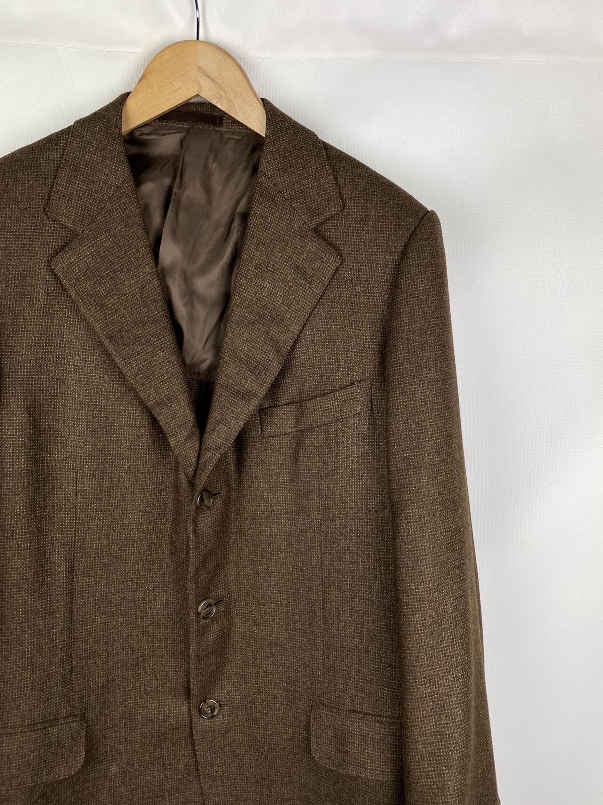 Ermenegildo Zegna Ermenegildo Zegna men’s wool / camel / silk blazer jacket Size 42R - 5 Thumbnail