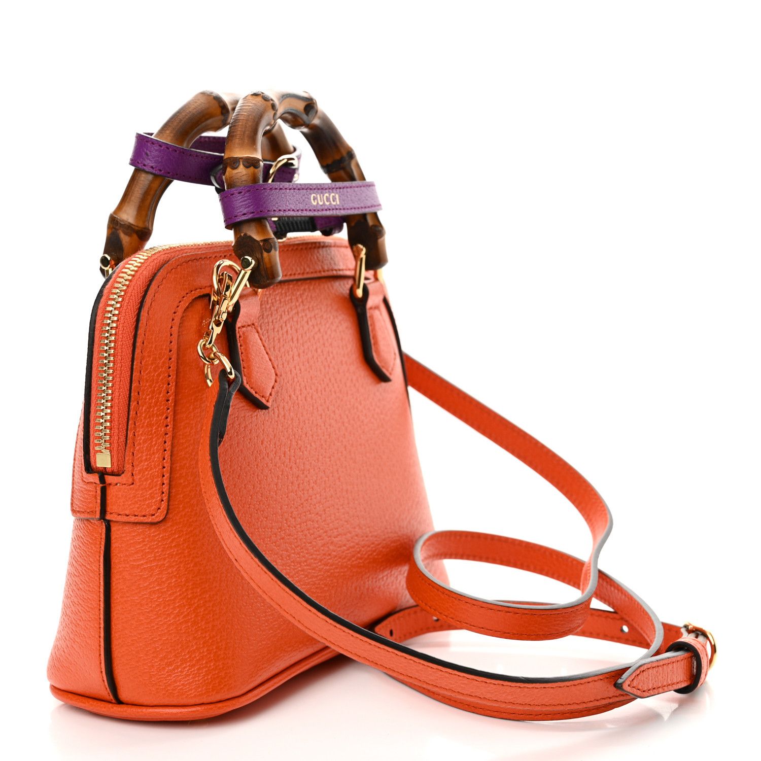 Gucci o1s1wg110225 Size: OS / Diana Mini Tote Bag in Orange Size ONE SIZE - 3 Thumbnail