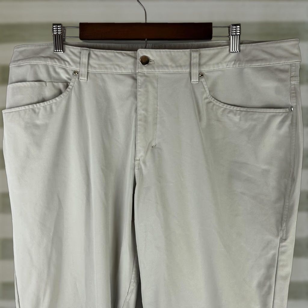 Lululemon Pants Mens 40x29 Gray ABC Warpstreme 5 Pocket Chino Casual