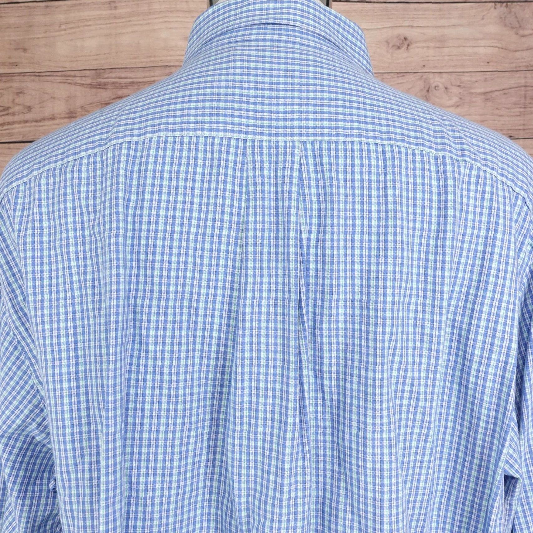 Cremieux Daniel Cremieux Shirt Mens 2XL Blue Check Long Sleeve Button Down Tencel Lyocell Size US XXL / EU 58 / 5 - 5 Thumbnail