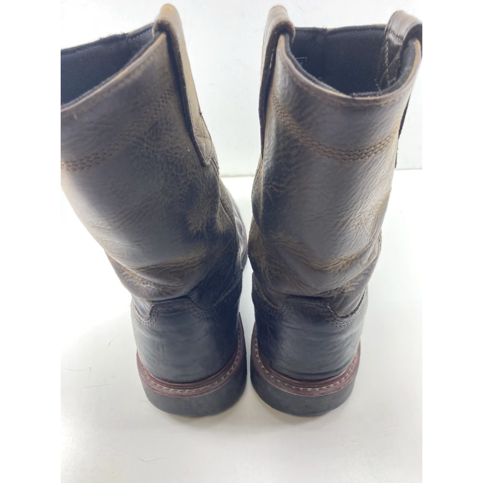 Vintage Wolverine Floorhand Steel Toe Work Boots Men Size 8.5 M Brown Leather W10680 Size US 9 / EU 42 - 5 Thumbnail