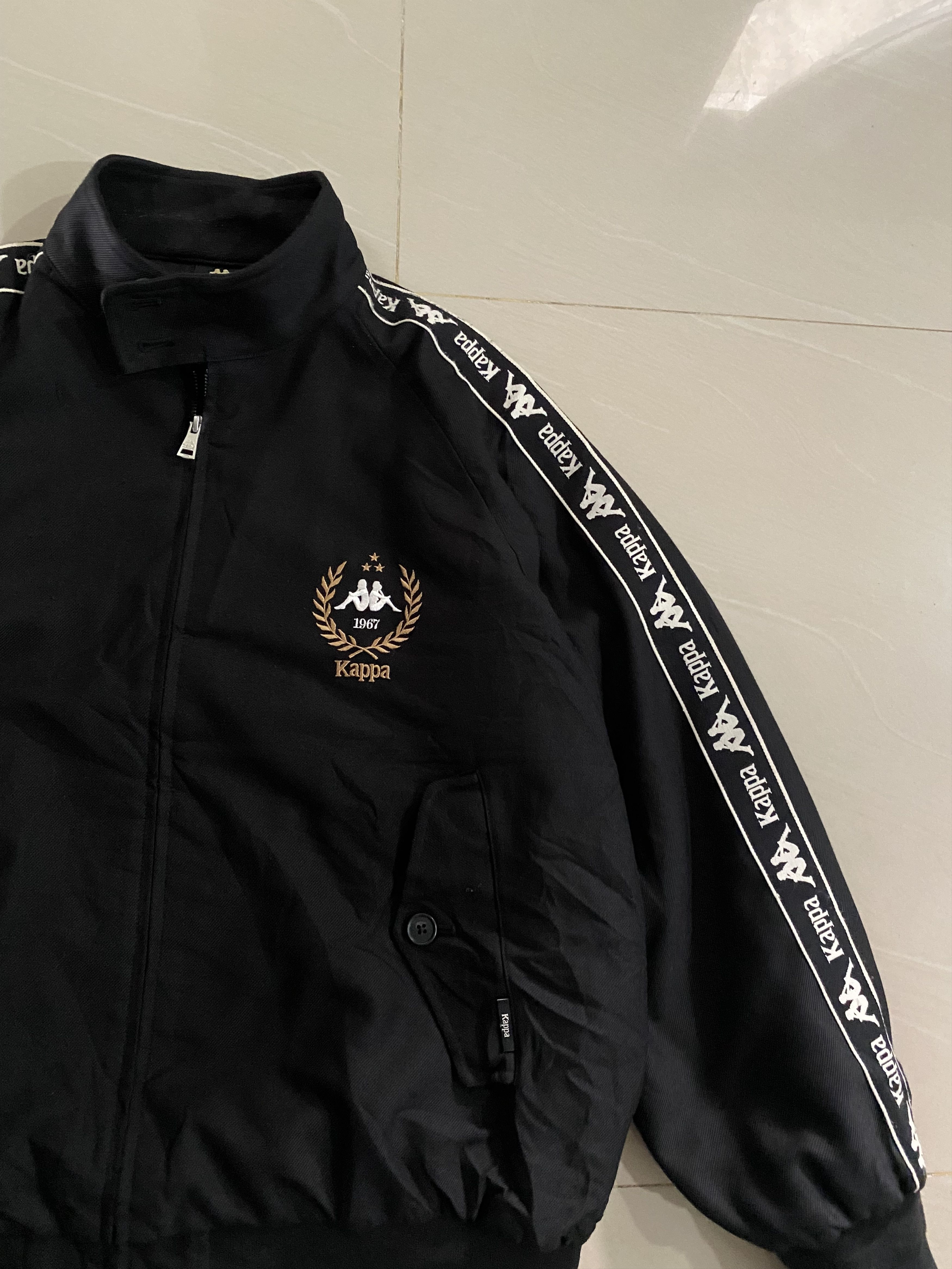 Kappa Vintage Kappa Ziper Jacket Bomber Style Size US L / EU 52-54 / 3 - 2 Thumbnail