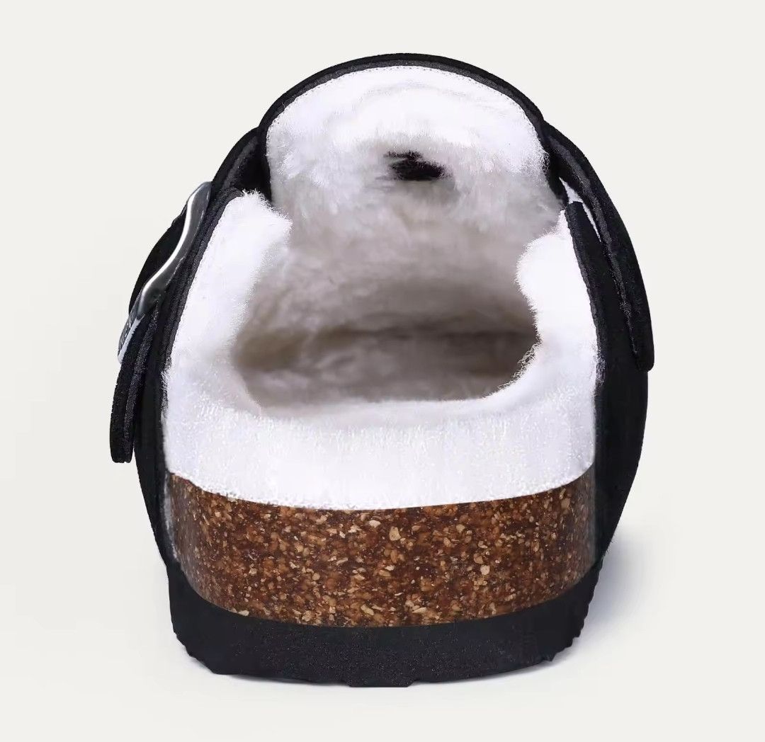 Japanese Brand Fur Cork Mules Potato Shoes Size US 9.5 / EU 42-43 - 3 Thumbnail