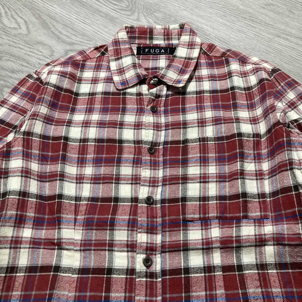 GOSTAR DE FUGA 🇯🇵 2000s Gostar De Fuga Flanel Plaid Shirt Button Up Lgb Size US S / EU 44-46 / 1 - 4 Thumbnail