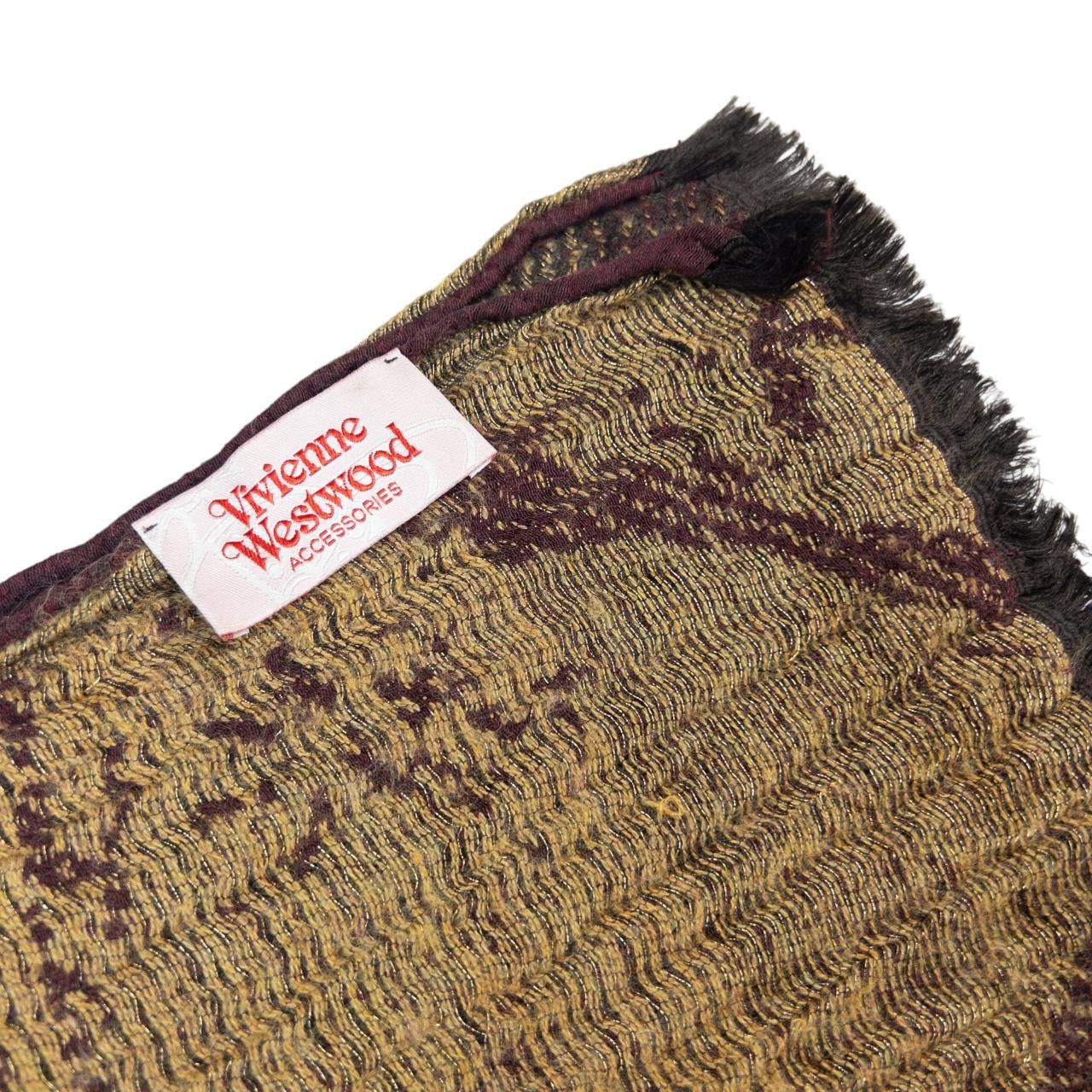 Vivienne Westwood Vintage Vivienne Westwood Orb Knit Scarf Size ONE SIZE - 4 Thumbnail