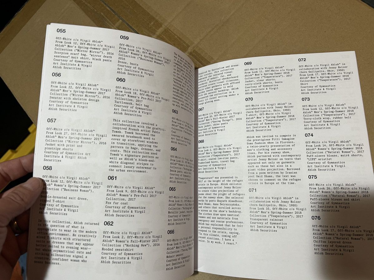 Off-White × Virgil Abloh Virgil Abloh “Figures Of Speech” show pamphlet Size ONE SIZE - 3 Thumbnail