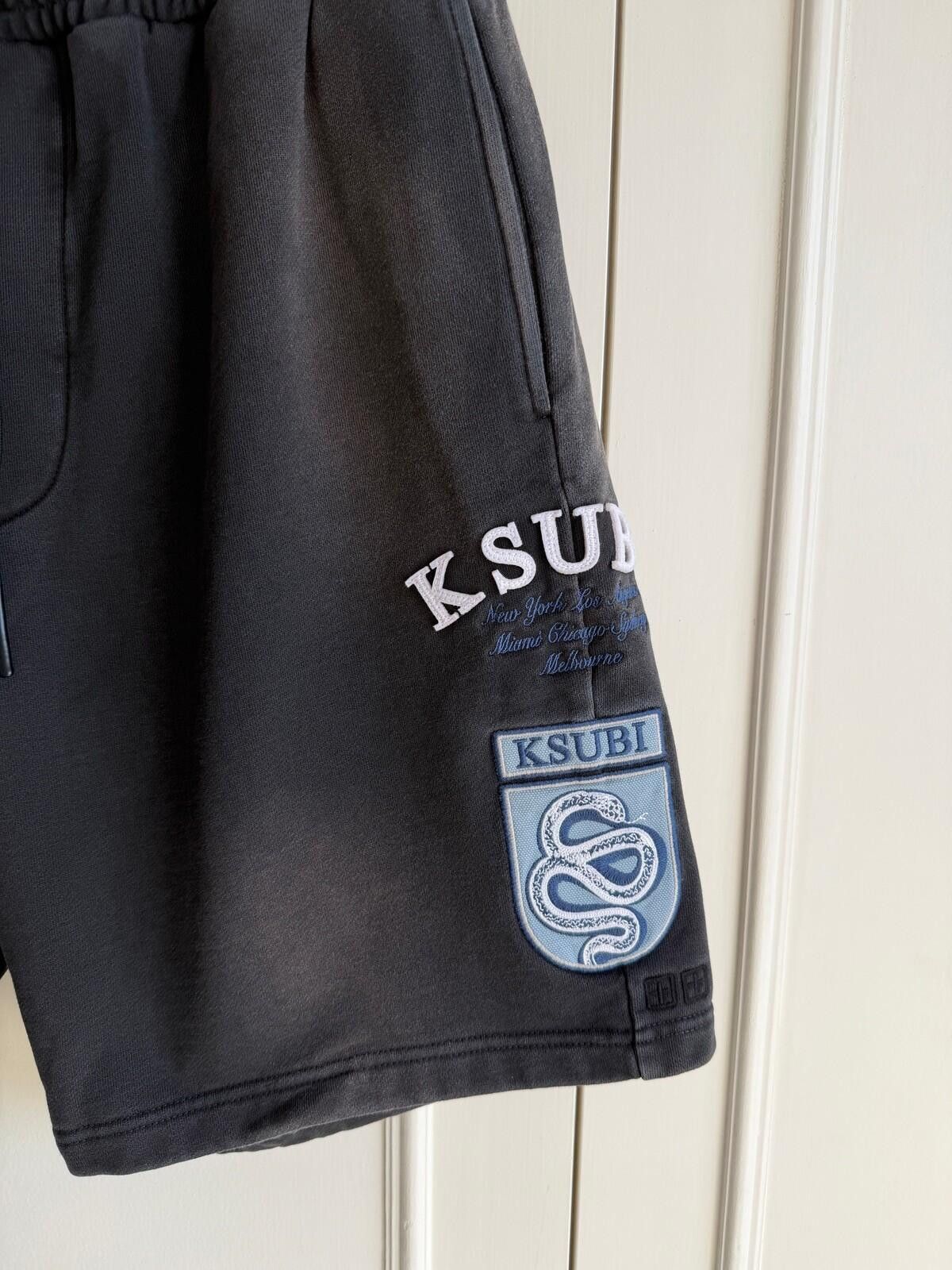 Ksubi new Ksubi mens GENESIS TRAK SHORTS short charcoal medium Size US 32 / EU 48 - 3 Thumbnail