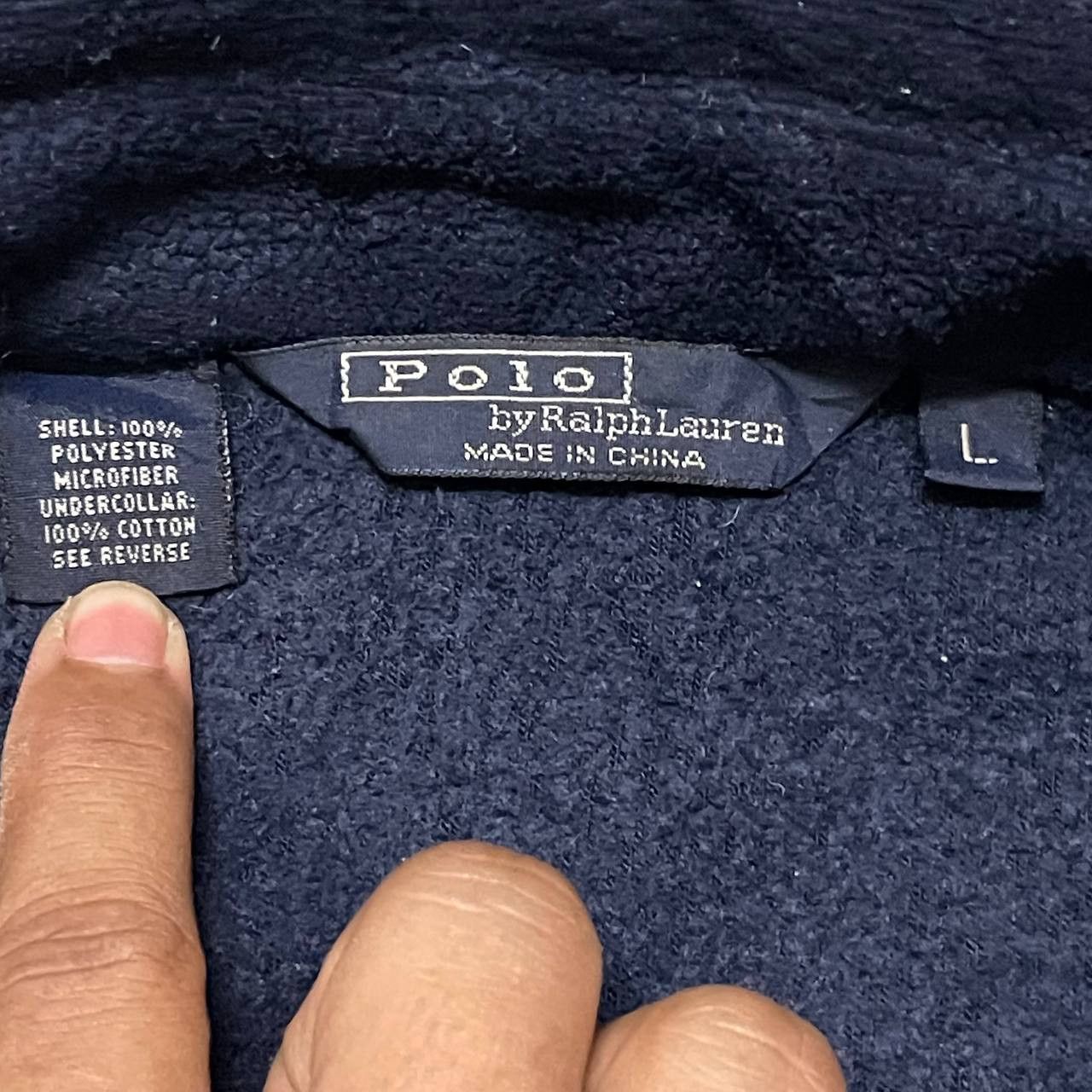 Polo Ralph Lauren Vintage Polo Ralph Lauren Fleece Zipper Jacket Size US L / EU 52-54 / 3 - 10 Thumbnail