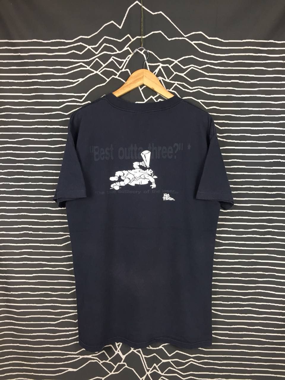 No Fear × Vintage Vtg No Fear The True Battlecry Of The Loser Tee Size US L / EU 52-54 / 3 - 1 Thumbnail