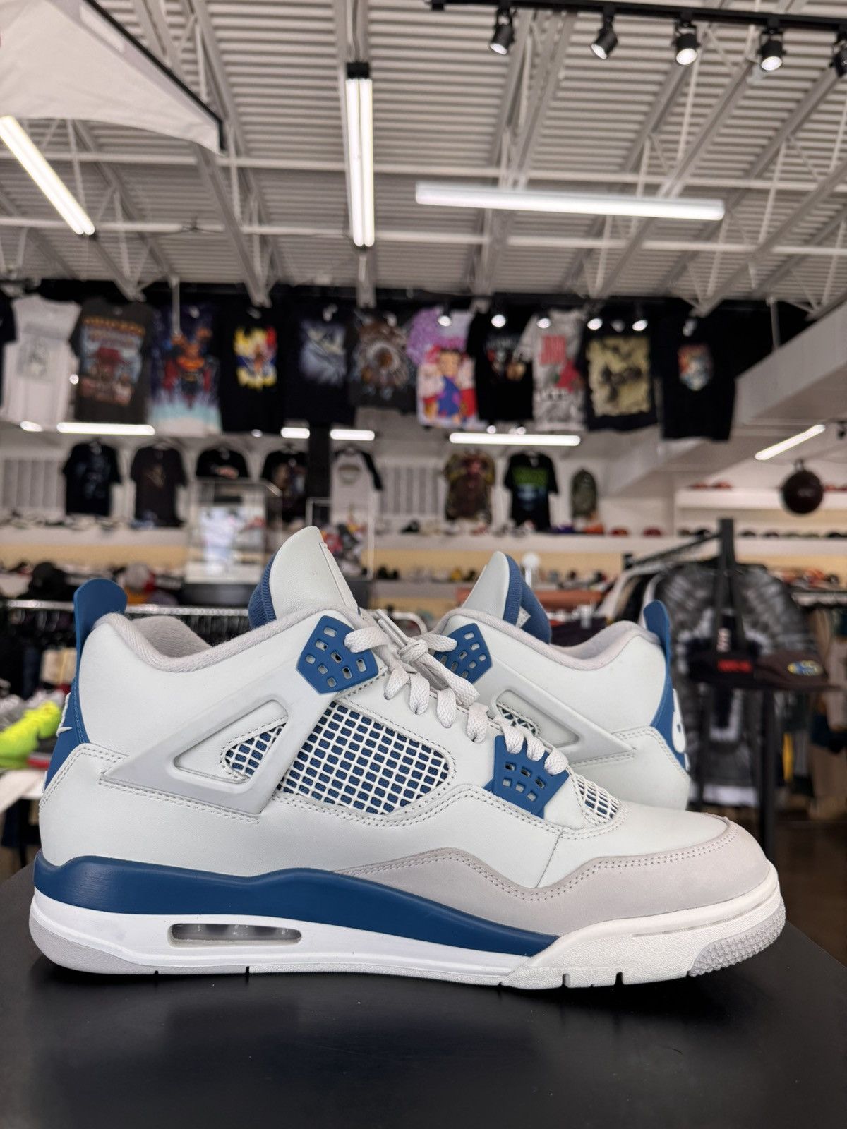 Jordan Brand Air Jordan 4 Retro Military Blue Size 13 (2024) - No Box+ Size US 13 / EU 46 - 3 Thumbnail