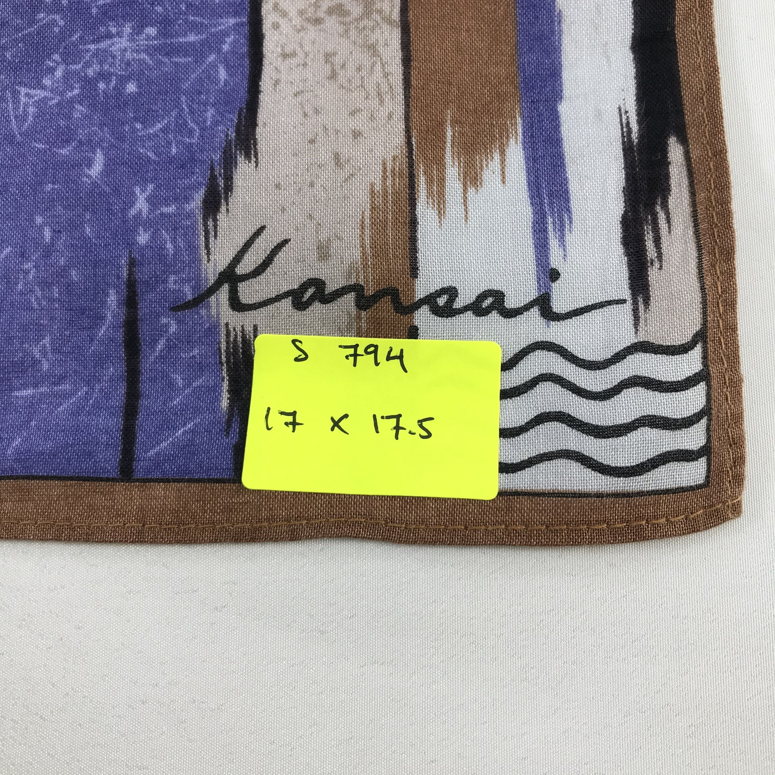 Kansai Yamamoto × Vintage Kansai Bandana / Handkerchief / Neckerchief - S794 Size ONE SIZE - 5 Thumbnail