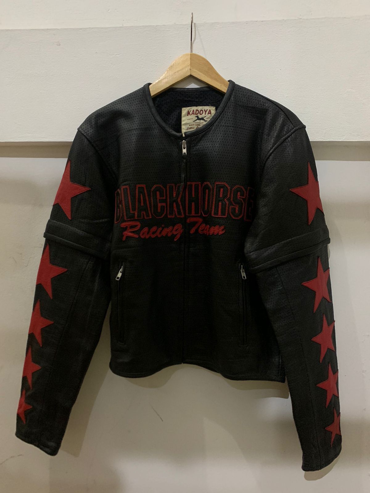Kadoya × Vintage Kadoya Leather Jacket Black Horse Size US L / EU 52-54 / 3 - 1 Thumbnail
