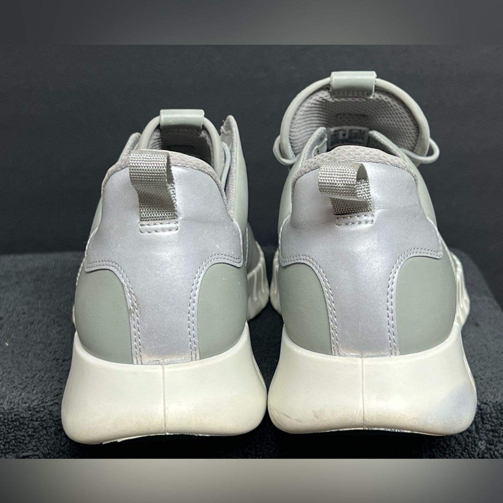 Ecco ECCO Men's GRUUV Grey Leather Shoes EU 47 13 - 13.5 US Size US 13 / EU 46 - 7 Thumbnail