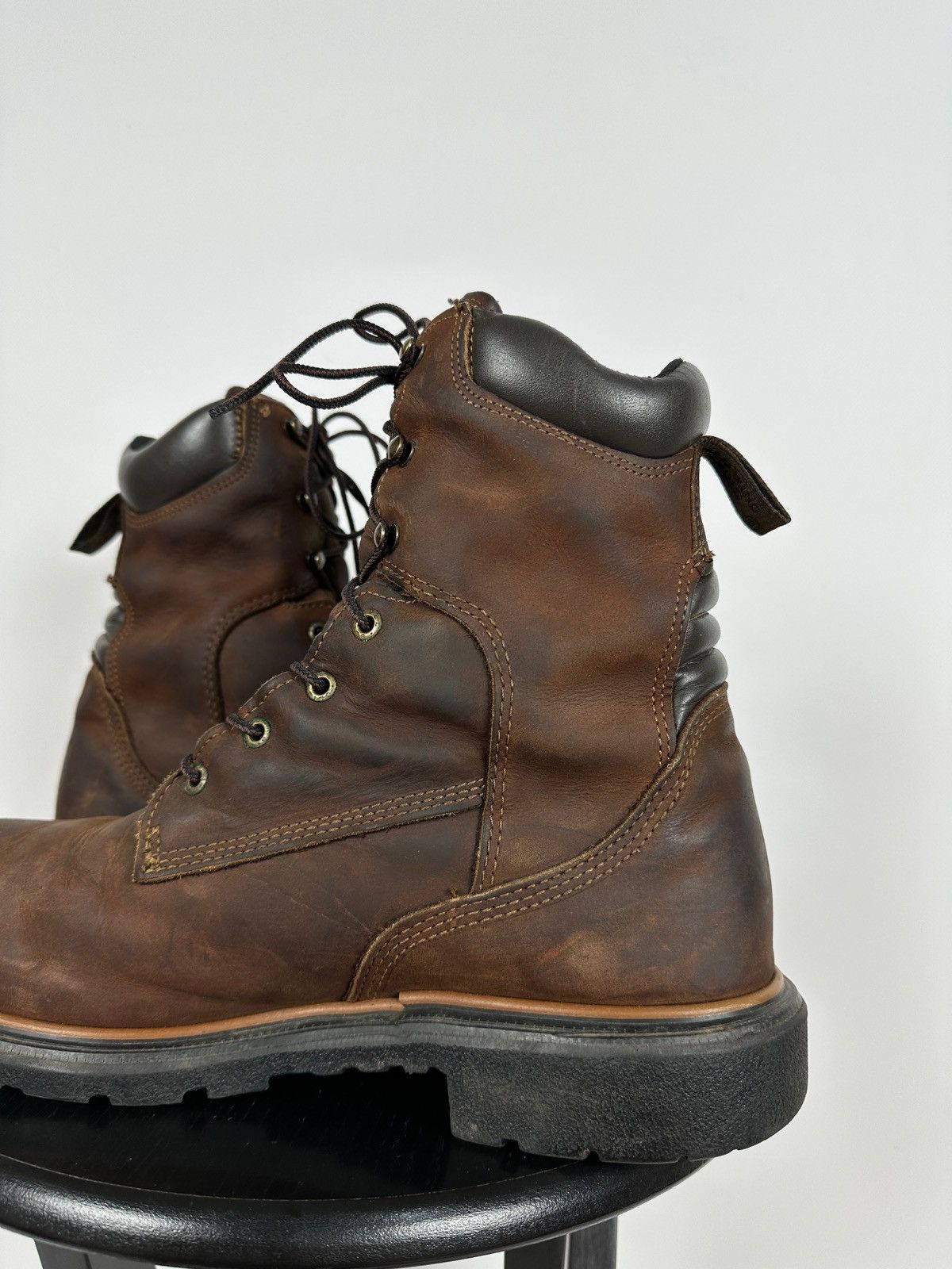 Red Wing Red Wing ASTM F2892-11 Brown Leather Waterproof Boots Size US 11 / EU 44 - 16 Thumbnail