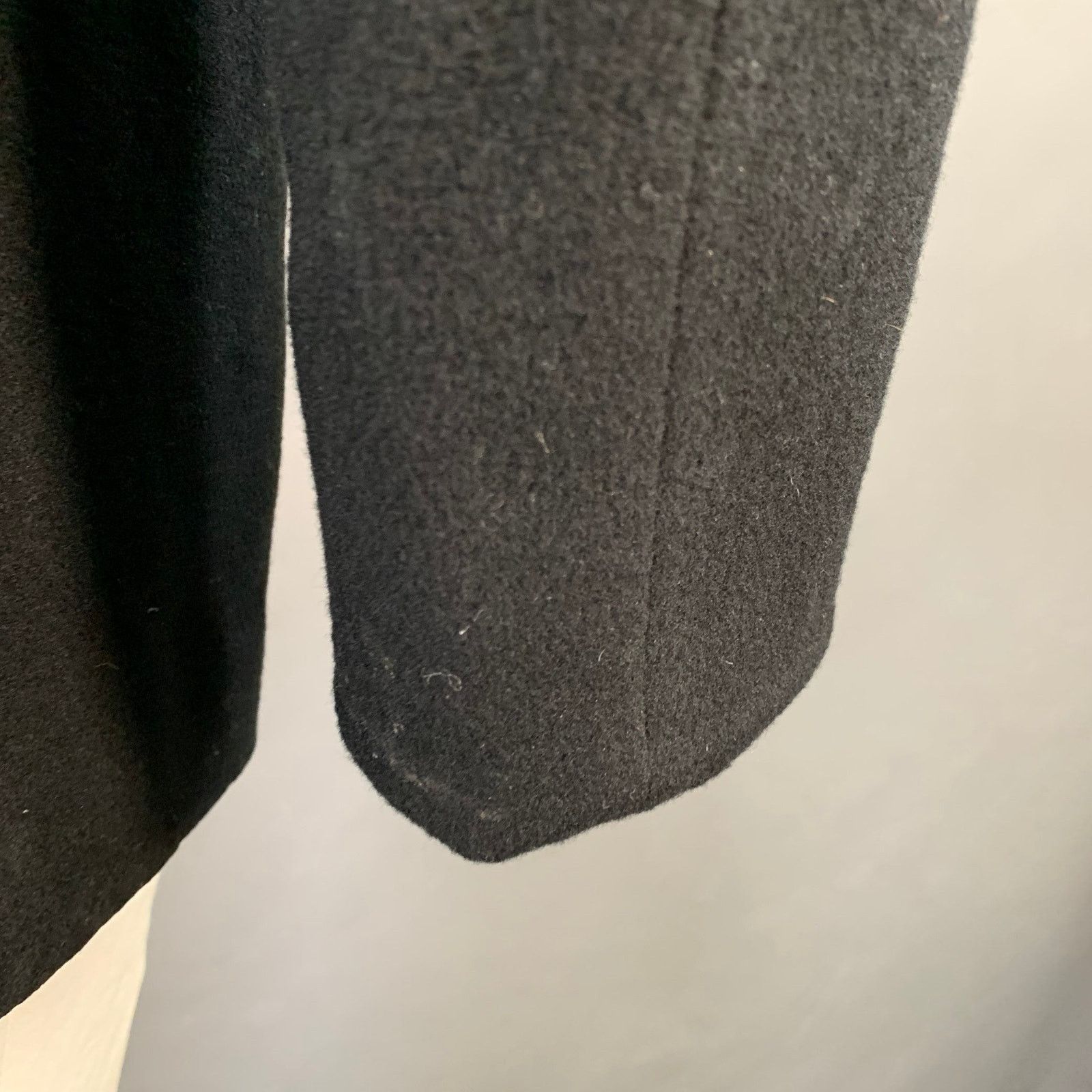 Yohji Yamamoto YOHJI YAMAMOTO Size XL Black Wool Peak Lapel Sport Coat Size 42R - 7 Thumbnail