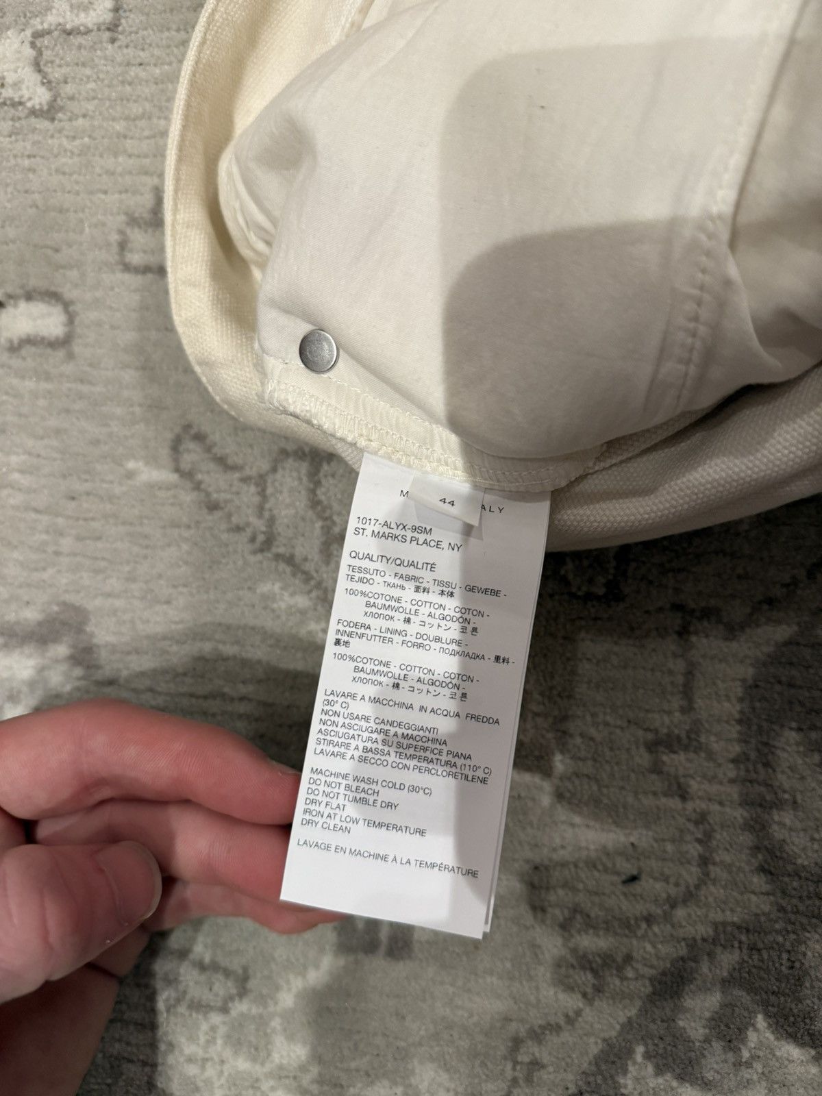 1017 ALYX 9SM Skater Cargo Pants Off-White Size US 28 / EU 44 - 5 Thumbnail