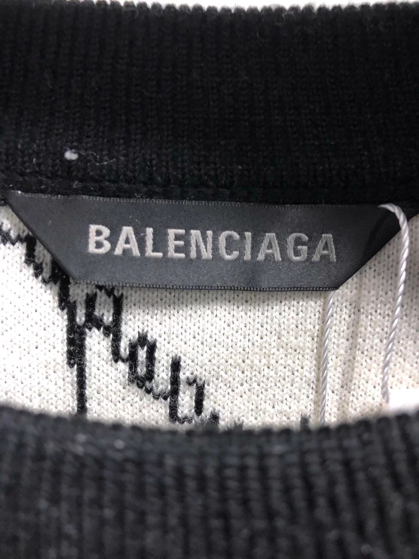 Balenciaga Balenciaga SS23 Logo Print Crewneck Sweater Women's Black XS Size XS / US 0-2 / IT 36-38 - 3 Thumbnail