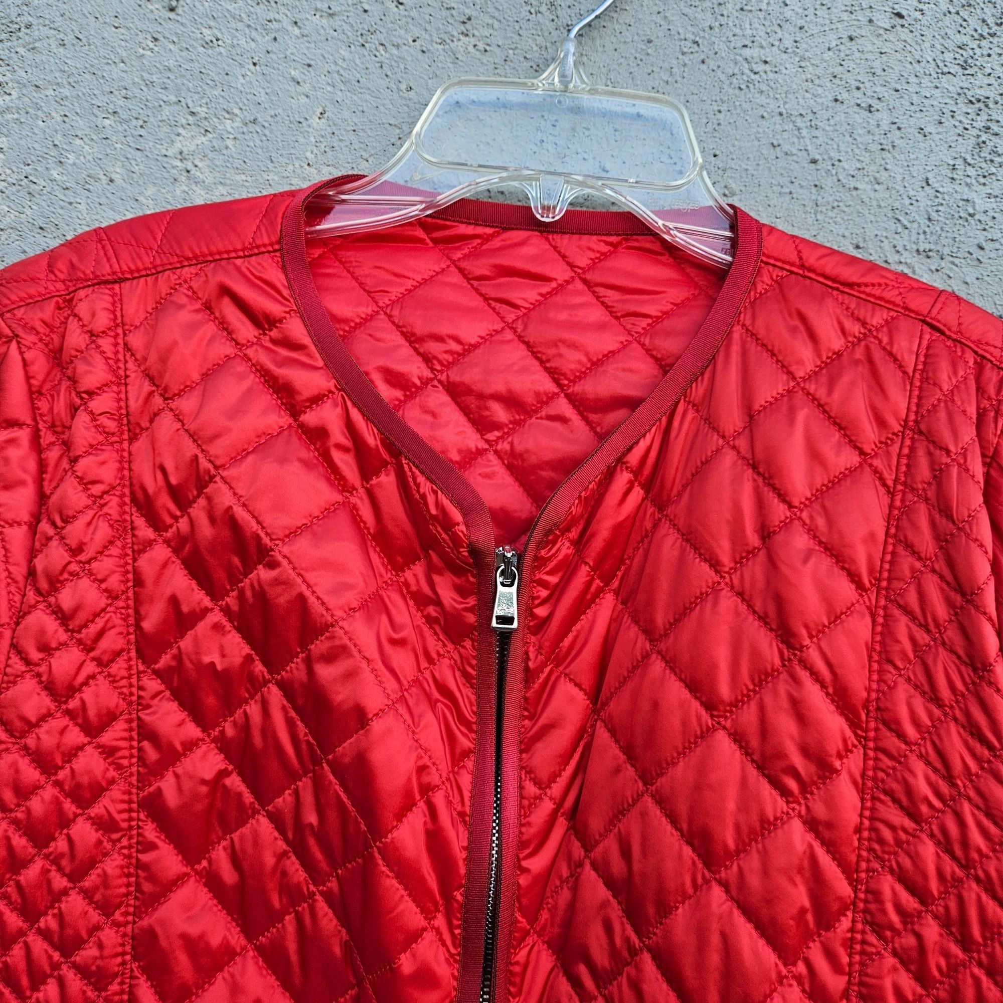 Paul & Shark Paul & Shark Men’s Red Quilted Nylon Jacket L Lightweight Zi Size US L / EU 52-54 / 3 - 14 Thumbnail