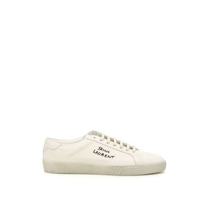 image of Saint Laurent Paris O1S22I1N0524 Sl Sneakers In Beige, Men's (Size 7)