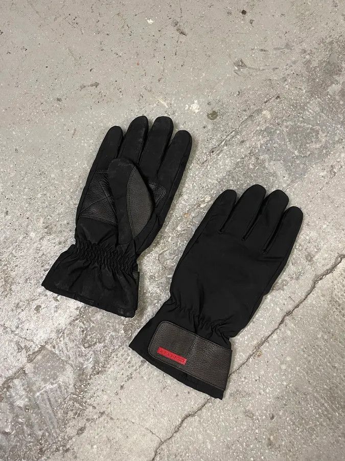 Prada 2000s Prada Black Hybrid Tactical Gloves Size ONE SIZE - 5 Thumbnail