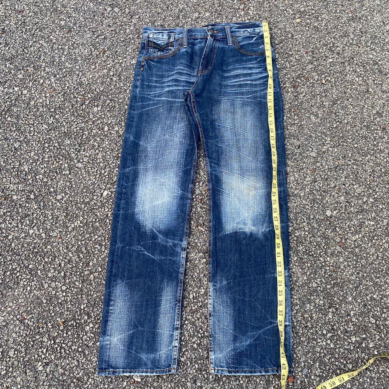 If Six Was Nine 💥Best Offer💥Vintage OririnJeans Distressed Denim Size US 32 / EU 48 - 3 Thumbnail