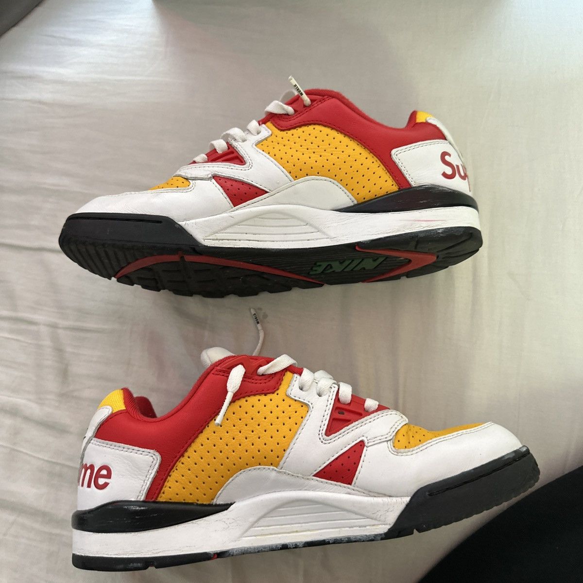 Supreme Size 10 Supreme x Air Cross Trainer 3 Low White Gold | Grailed