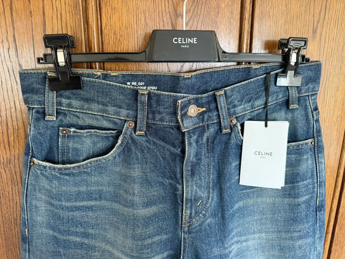 Celine Celine Hedi Slimane Dark union wash Francoise jeans 29 $1200 Size US 29 - 11 Thumbnail