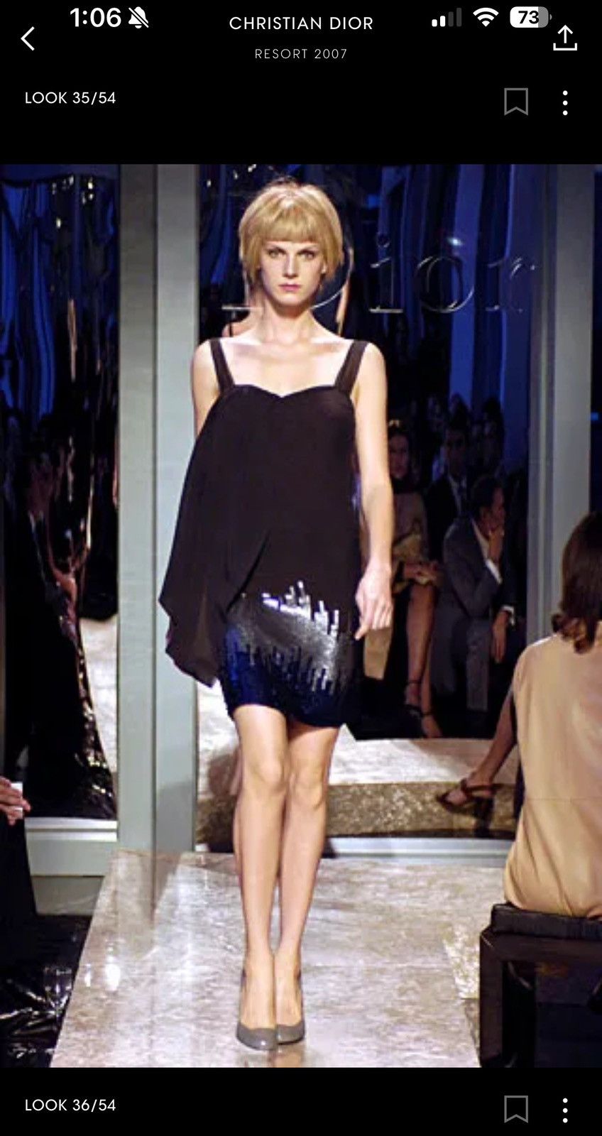 Dior Dior Resort 07 sequin paillette sheer blouse Galliano era Size ONE SIZE - 9 Thumbnail