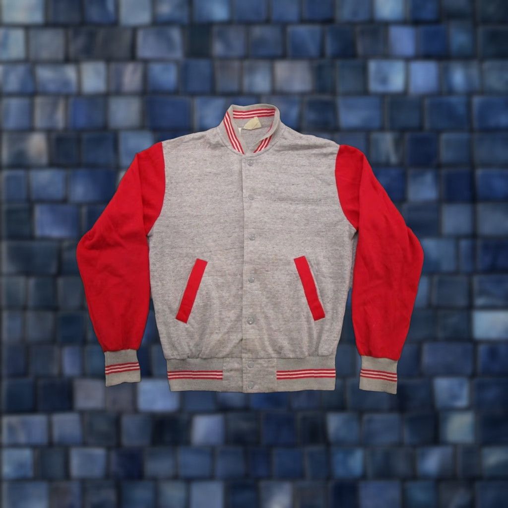 Vintage VINTAGE Kennington Athletic Jacket by Kennington Size S Gray Sports Pullover Full Zip Men Vintage 60s 70s Size US S / EU 44-46 / 1 - 1 Thumbnail
