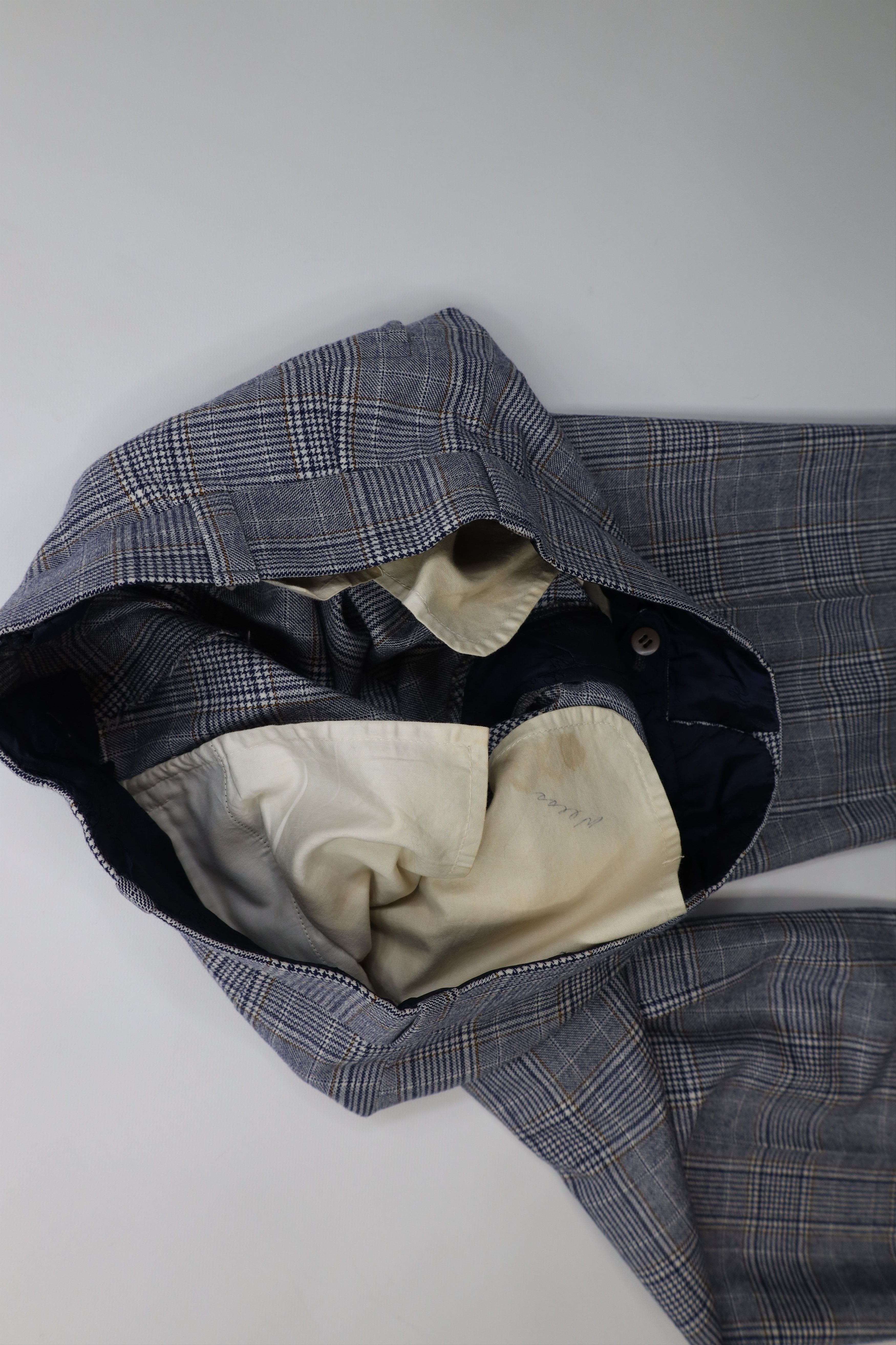 Brioni Vintage 70s Brioni Wide Leg Chino Pants Trousers Plaid Size US 32 / EU 48 - 7 Thumbnail