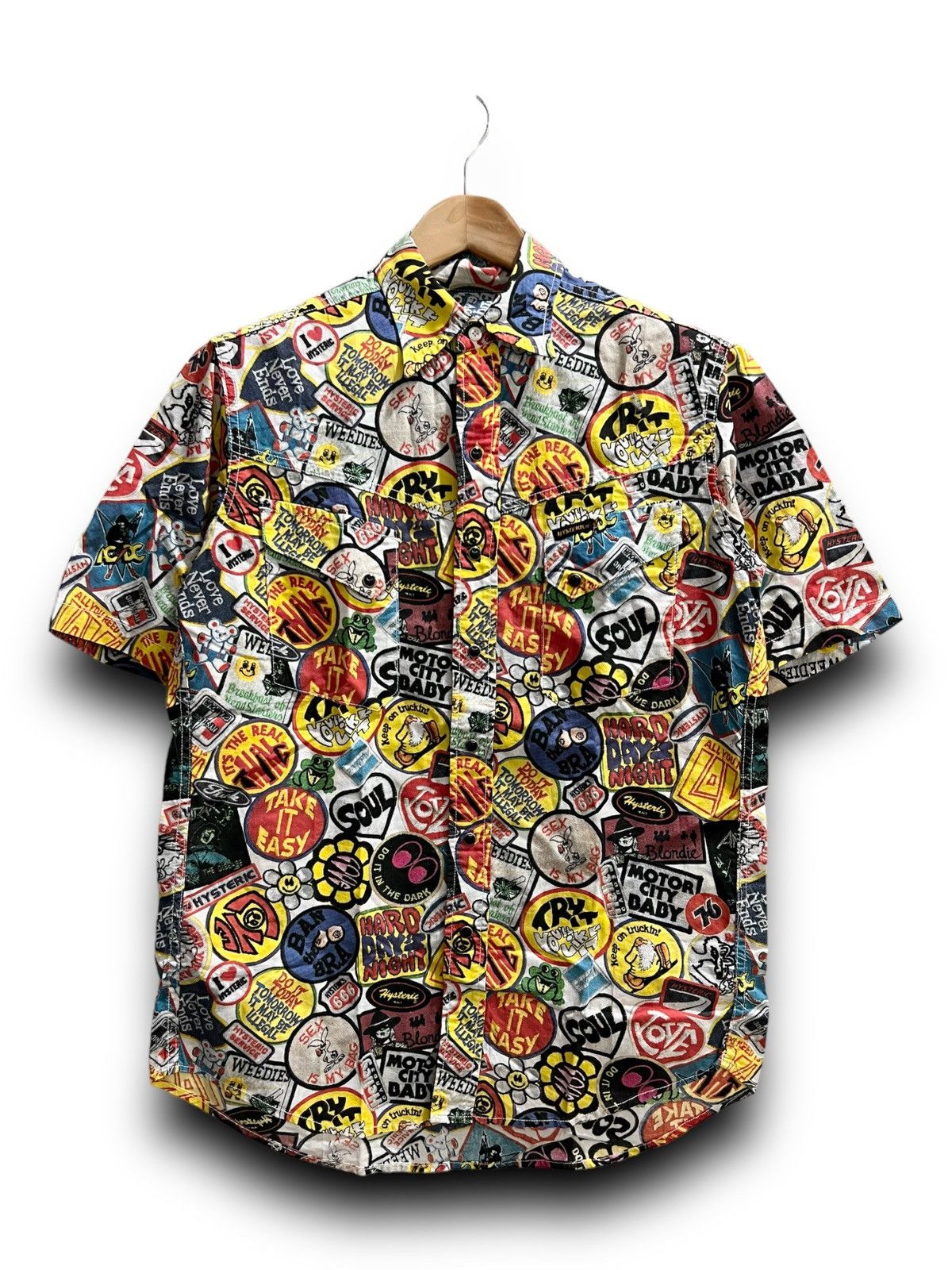 Hysteric Glamour VINTAGE HYSTERIC GLAMOUR JAPANESE BRAND SHIRT BUTTONS UP Size US L / EU 52-54 / 3 - 1 Thumbnail