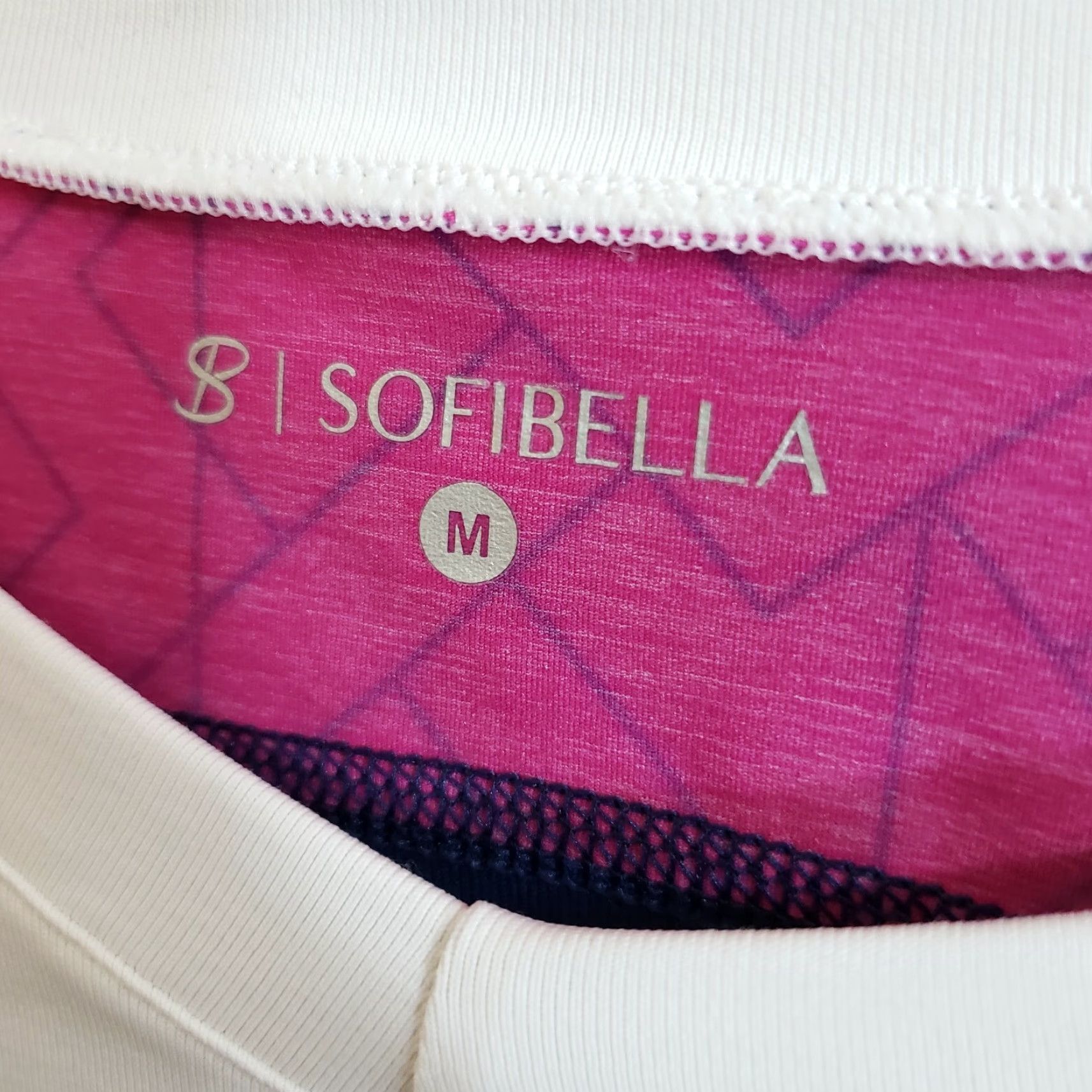 Vintage Sofibella Womens Long Sleeve Athletic Top Sz Medium Blue White Size M / US 6-8 / IT 42-44 - 5 Thumbnail