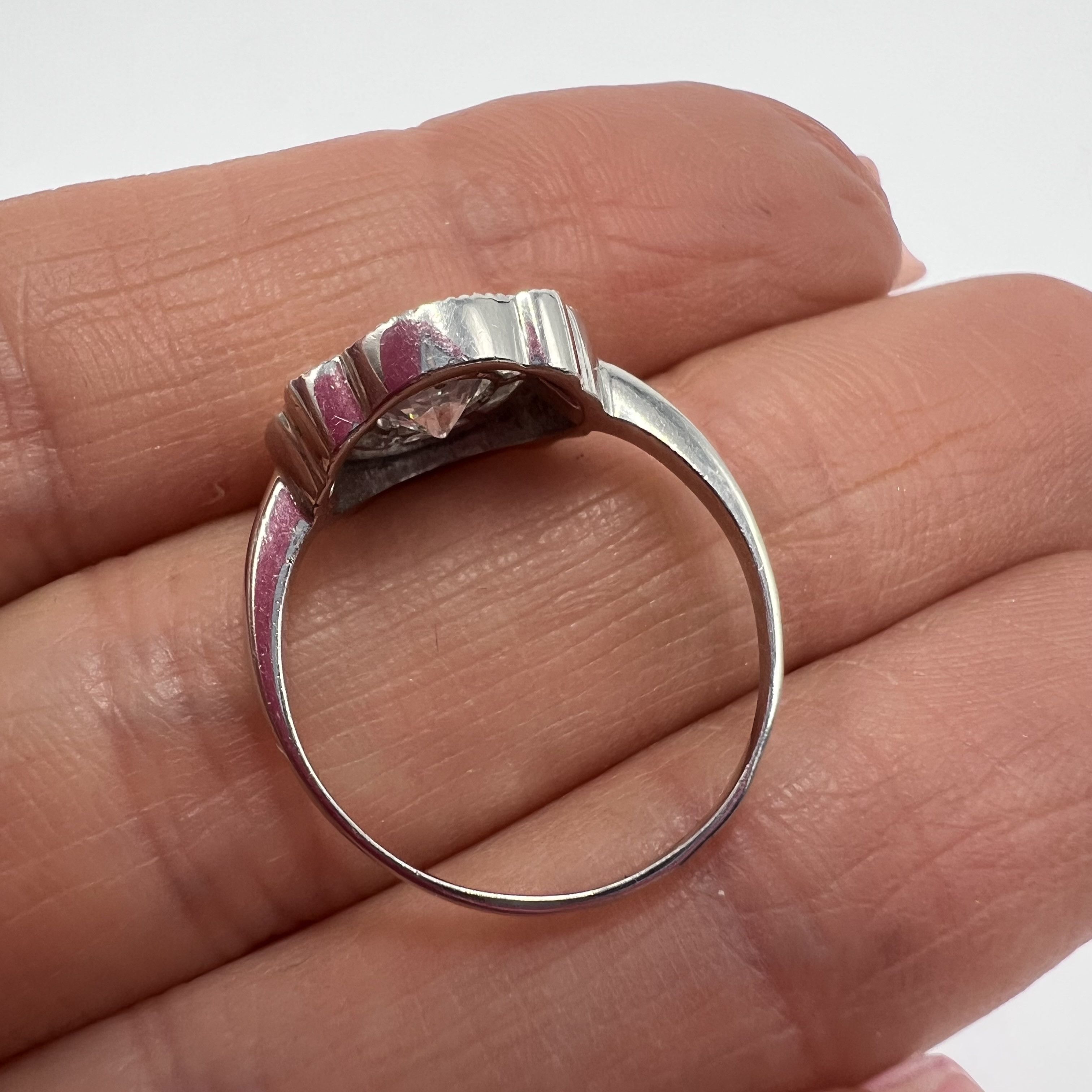 Vintage Vintage Ring Gilt Sterling Silver Jewelry Women's Size 7U Size ONE SIZE - 5 Thumbnail