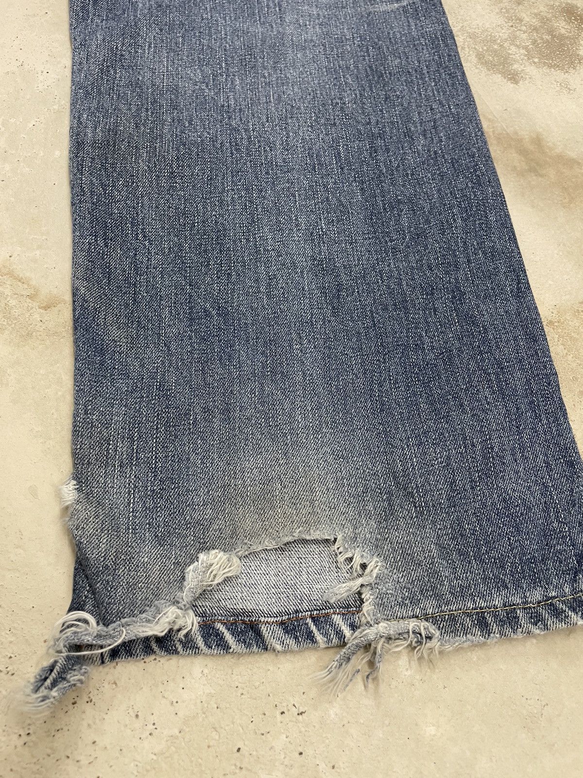 Levi's Levis 503 Classic Levi’s 00’s Production Distressed Denim Size US 37 - 18 Thumbnail