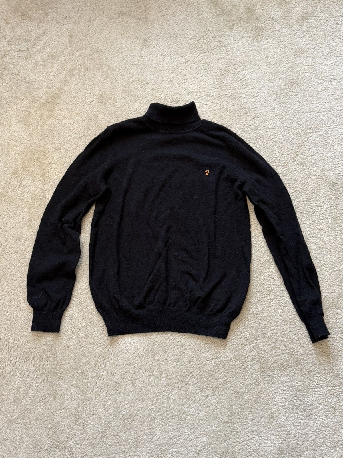 Farah Farah Black Turtleneck Sweater Size Small Size US S / EU 44-46 / 1 - 1 Thumbnail