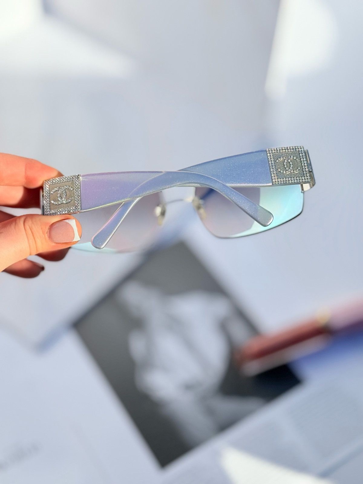 Chanel Chanel rate vintage sunglasses 4095-B Size ONE SIZE - 9 Thumbnail