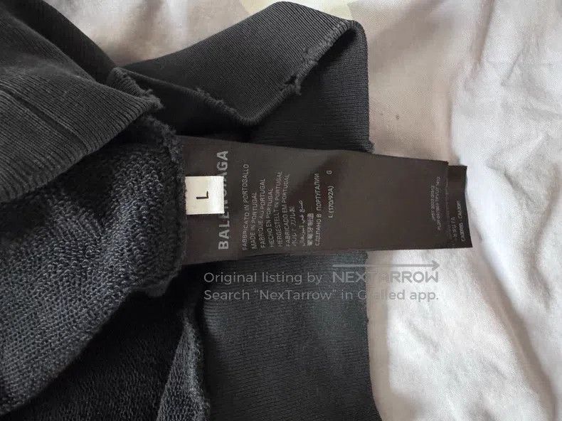 Other Balenciaga Black Long Sleeve Sweatshirt Size US L / EU 52-54 / 3 - 3 Thumbnail