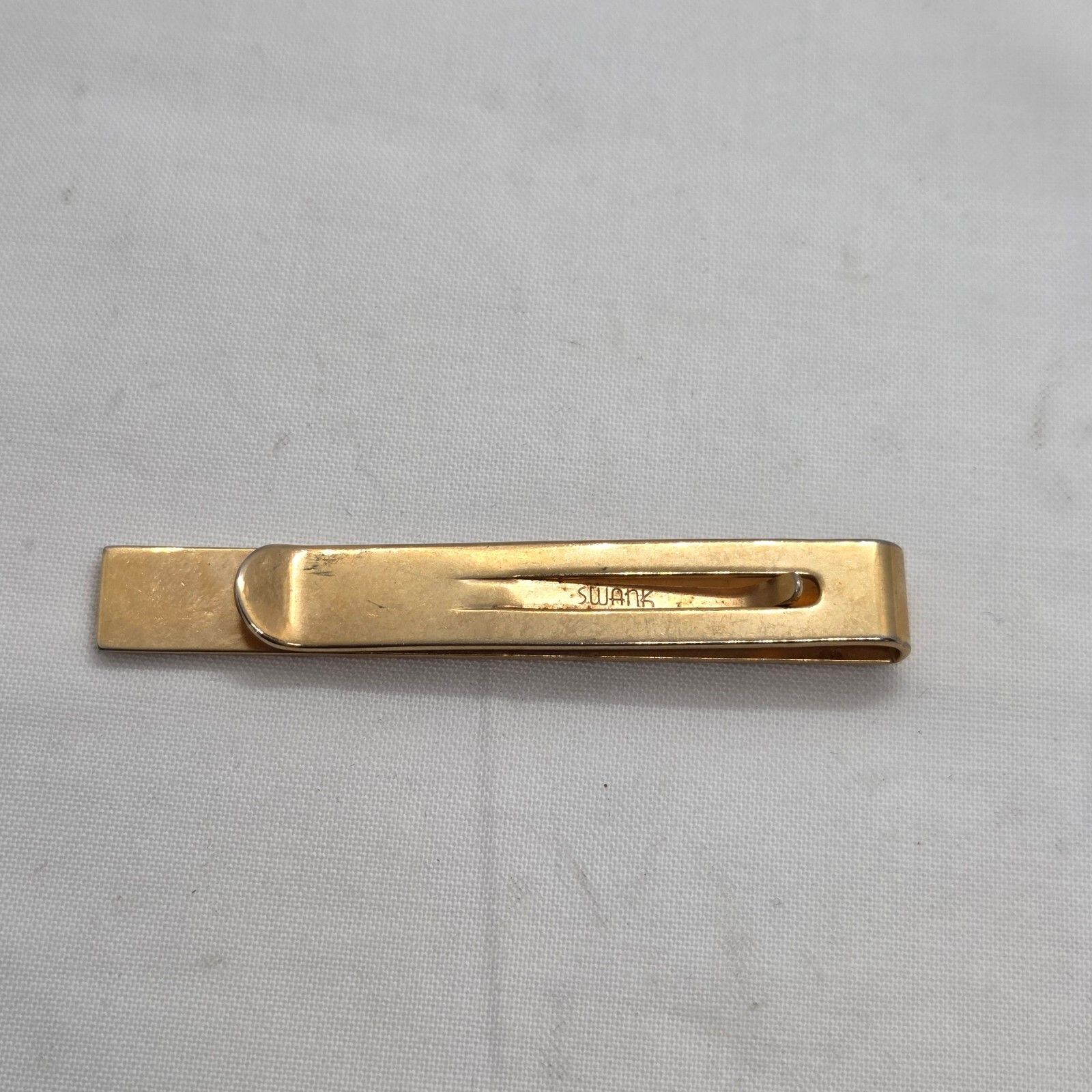 Vintage Swank Gold-Tone Twist Tie Bar, Men's — image 3 of 3
