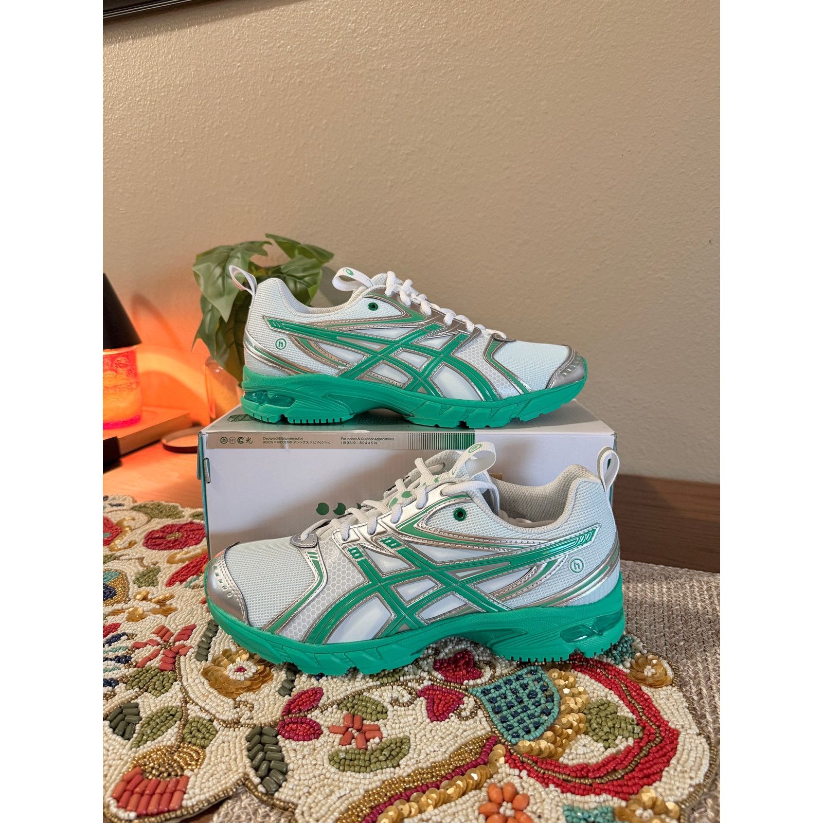 Asics ASICS Gel-DS Trainer 14 x Hidden NY Dawn White Green NYC Size US 8 / EU 41 - 1 Thumbnail